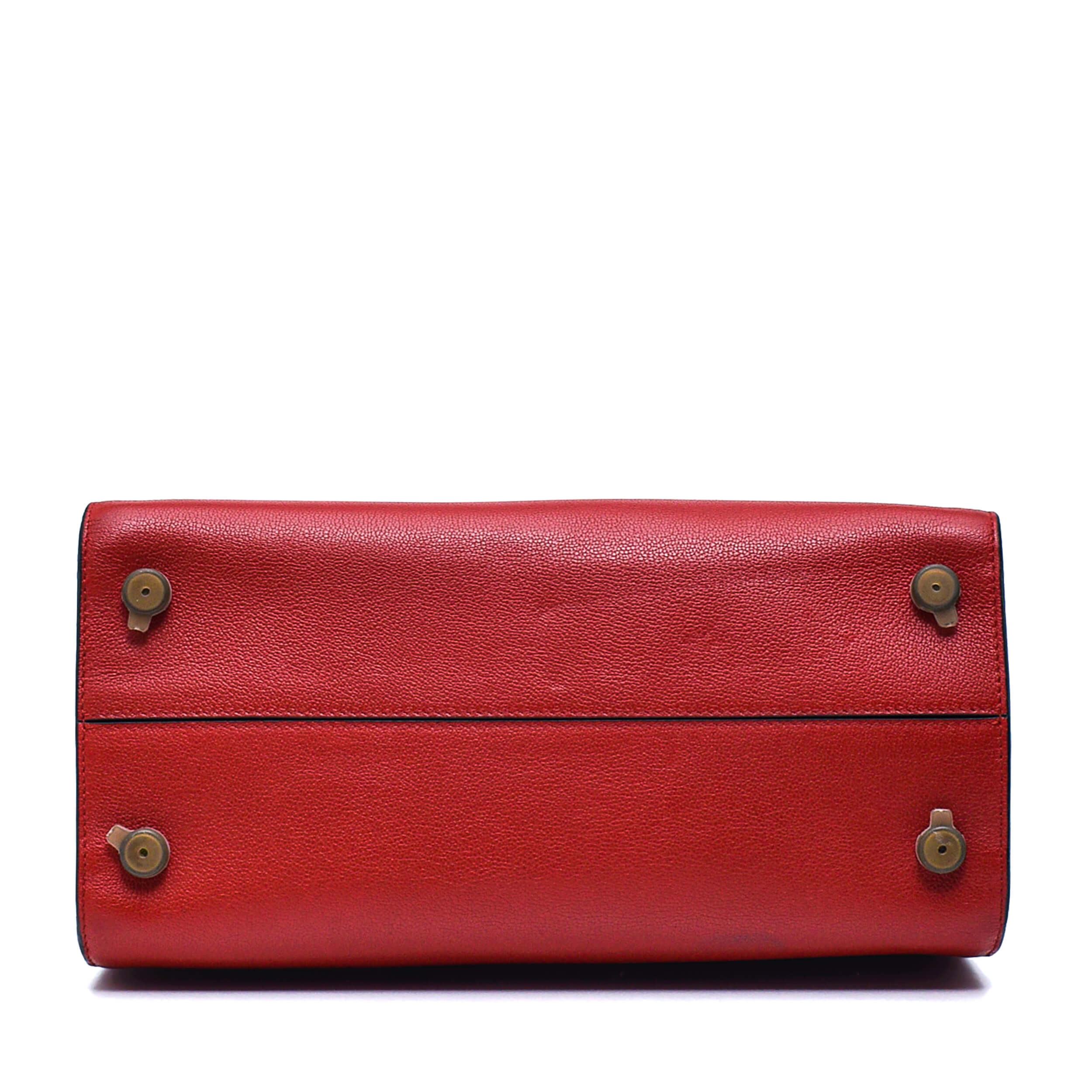 Christian Dior- Red Leather Diorever Bag